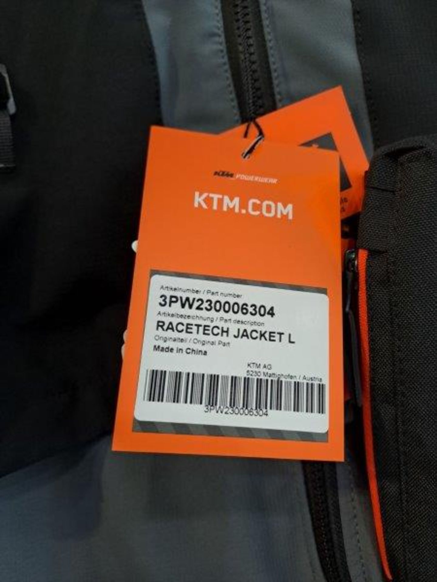 KTM Racetek L Motorbike Jacket - Image 4 of 8