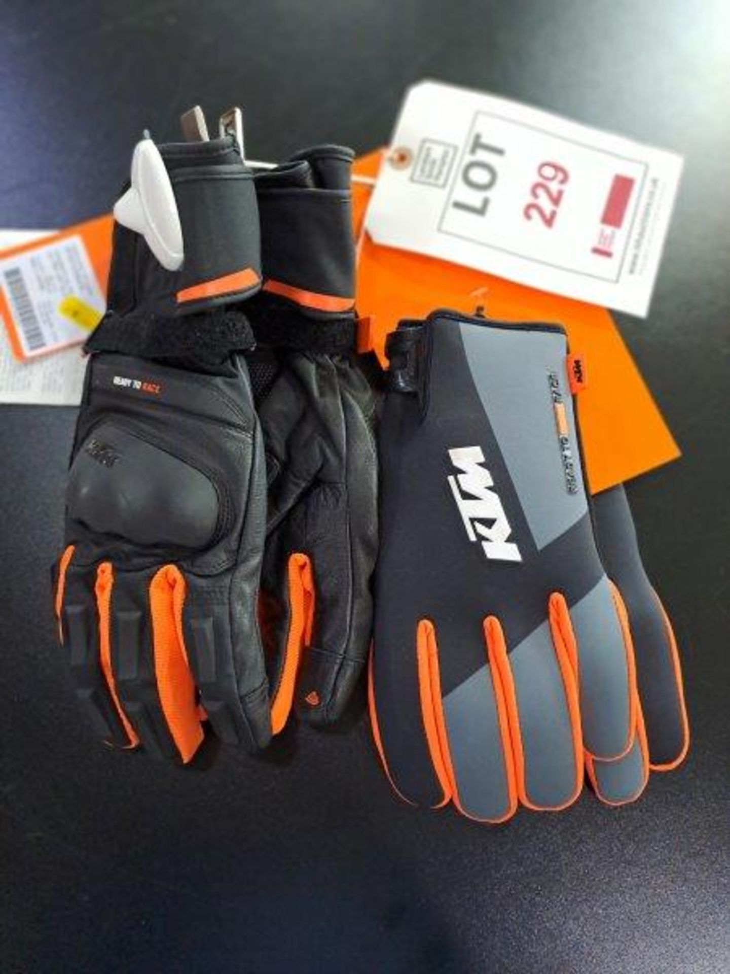 KTM Ultra WP Glove and Racetech Glove WP XL Motorbike Gloves