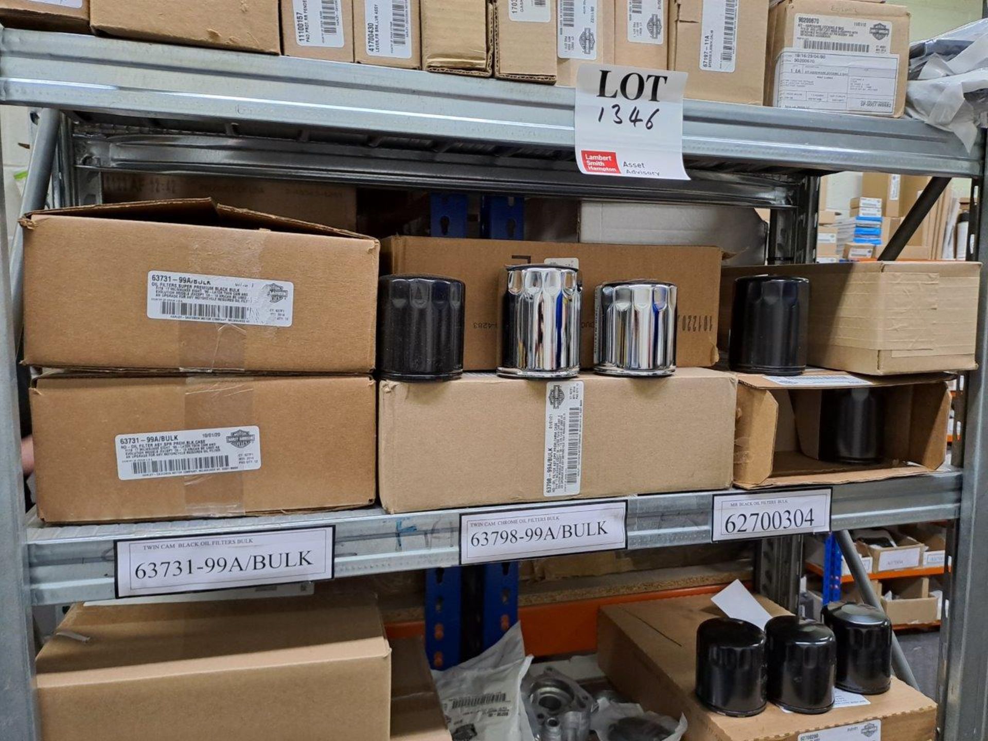 Quantity of Harley Davidson parts, to 6 shelves as pictured - Image 5 of 9
