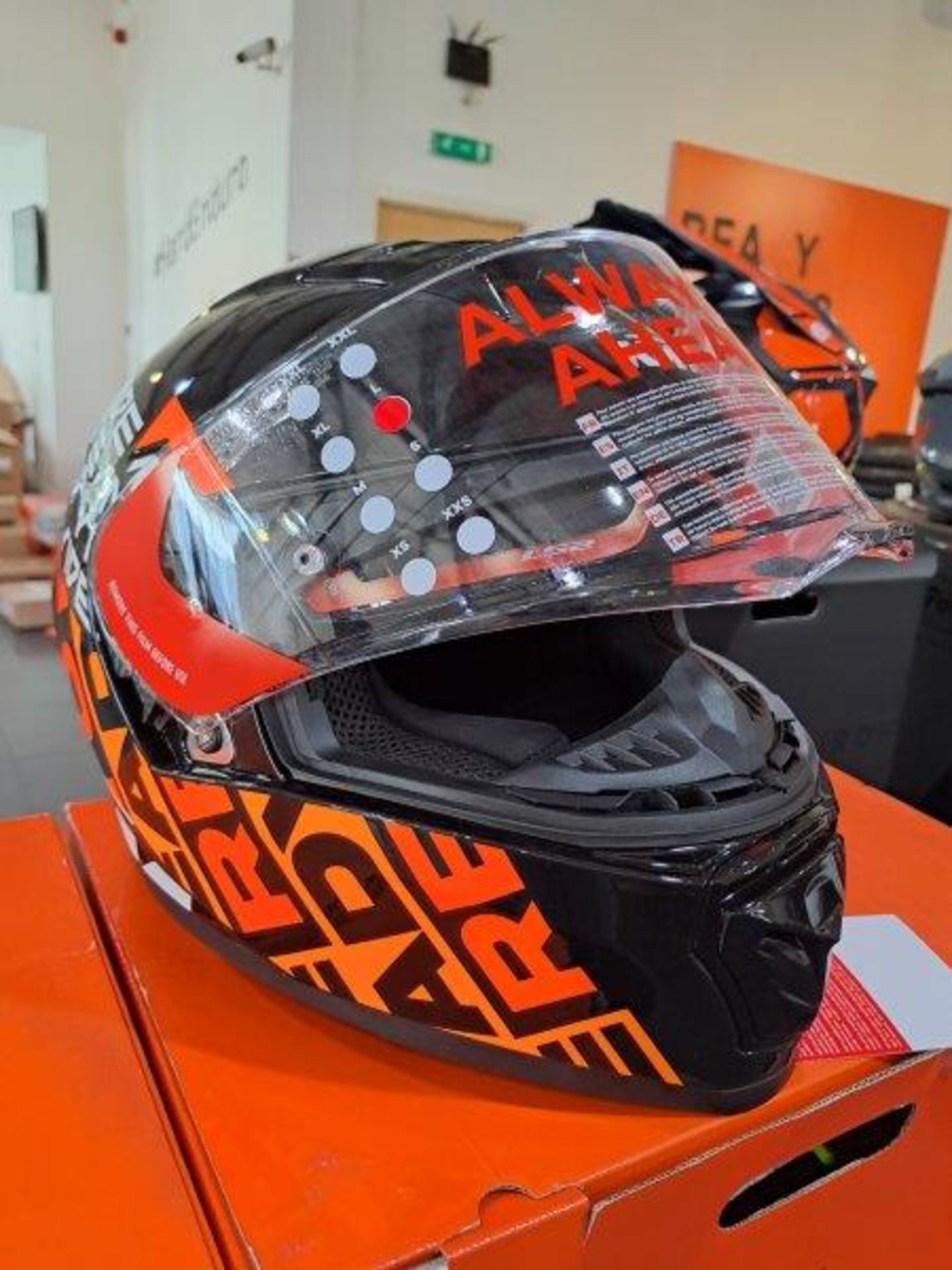 KTM Breaker Evo S-55-56 Motorbike Helmet - Image 2 of 6
