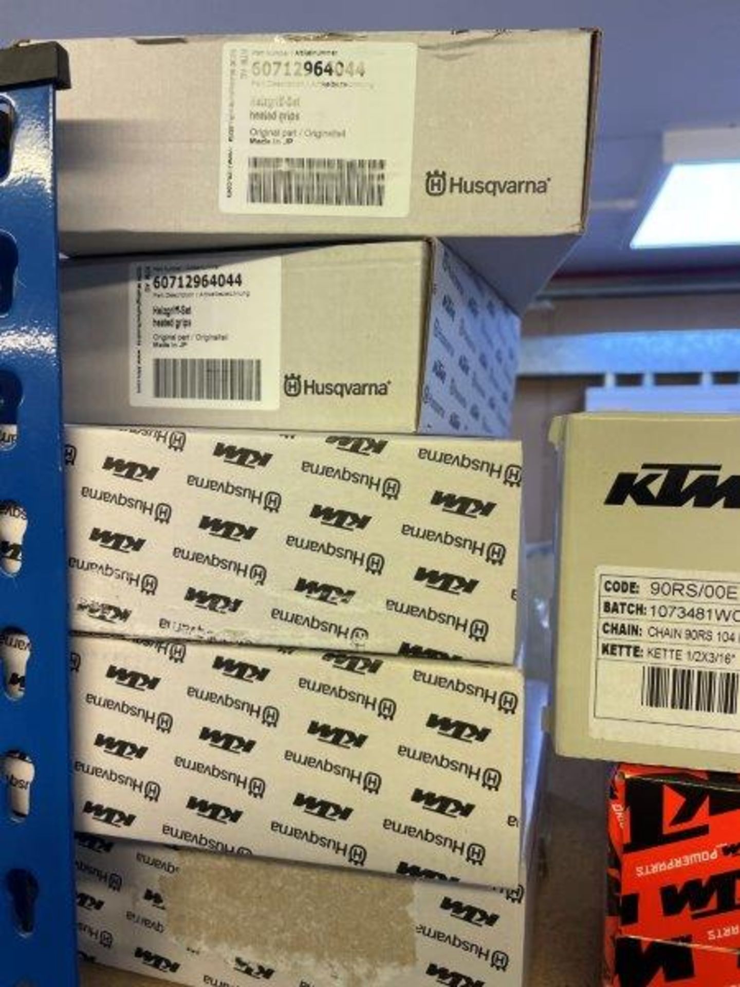 Contents of shelf of KTM Parts - Image 2 of 9