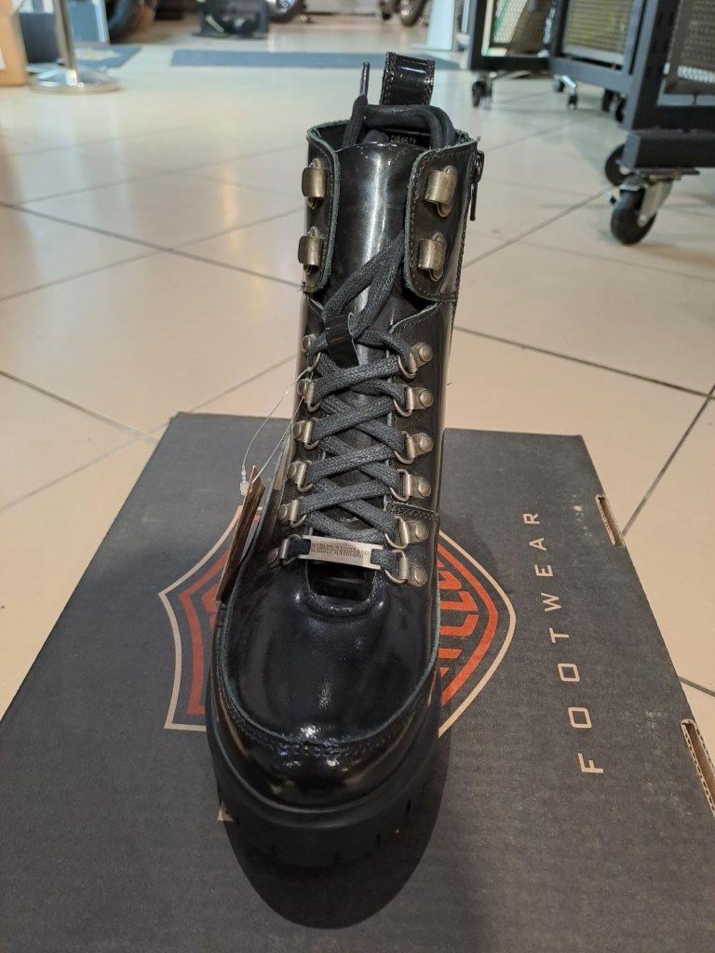 Harley Davidson Kenwood Size 7.5 Womens Boots - Image 3 of 9