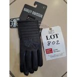 Harley Davidson Leather Large Motorcycle Gloves