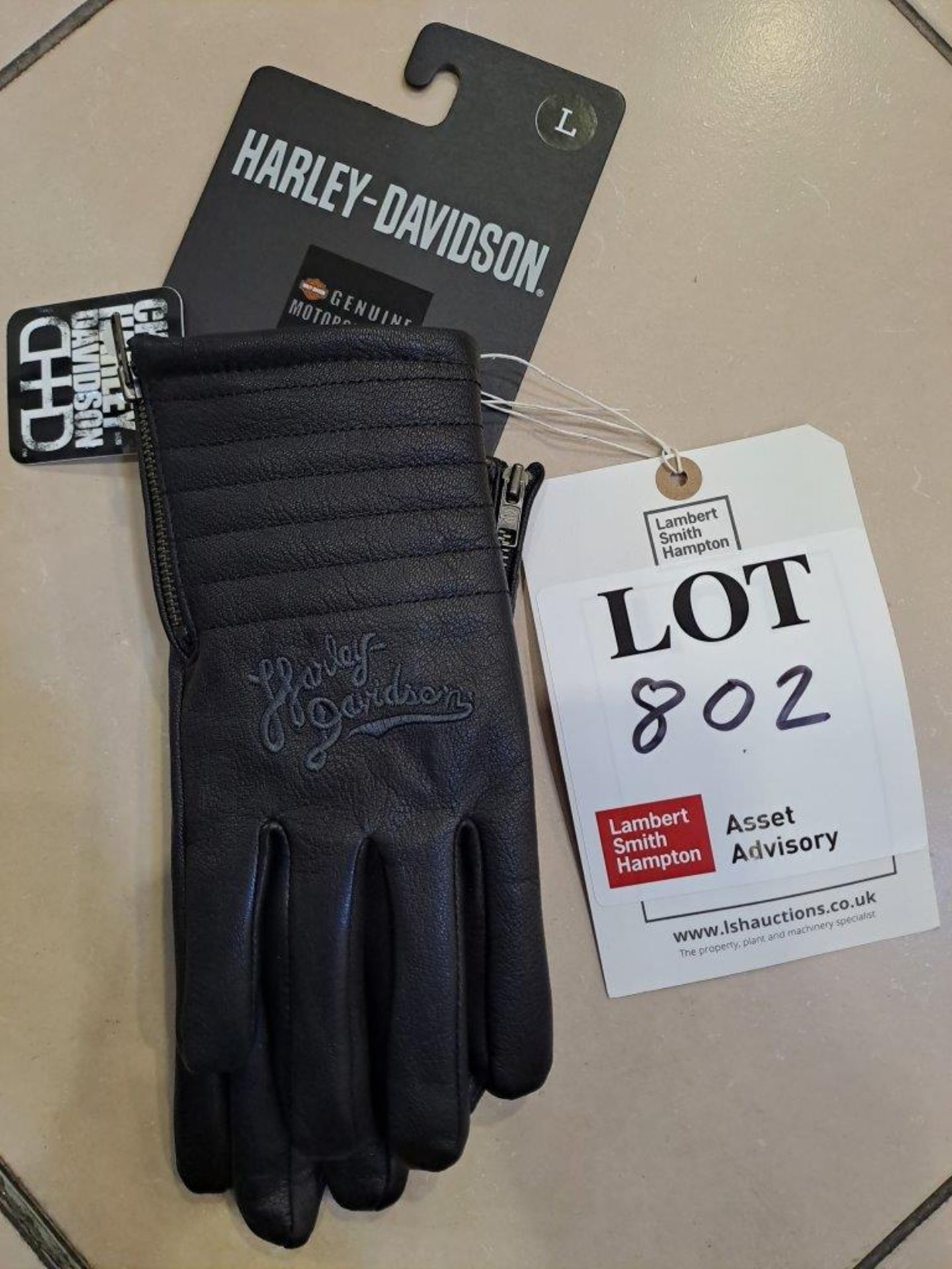 Harley Davidson Leather Large Motorcycle Gloves