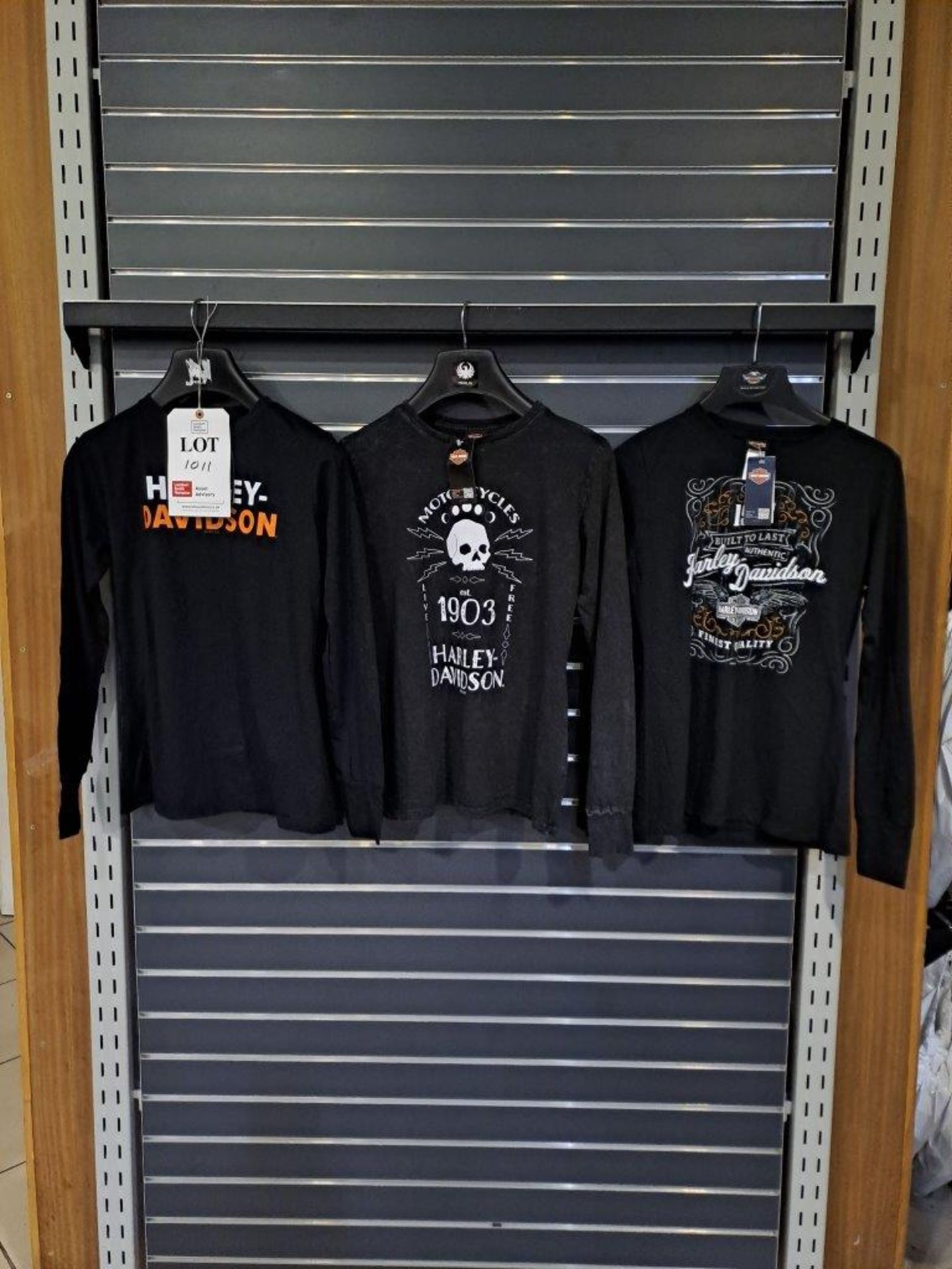 3 x Harley Davidson Medium Womens Long Sleeve T-Shirts