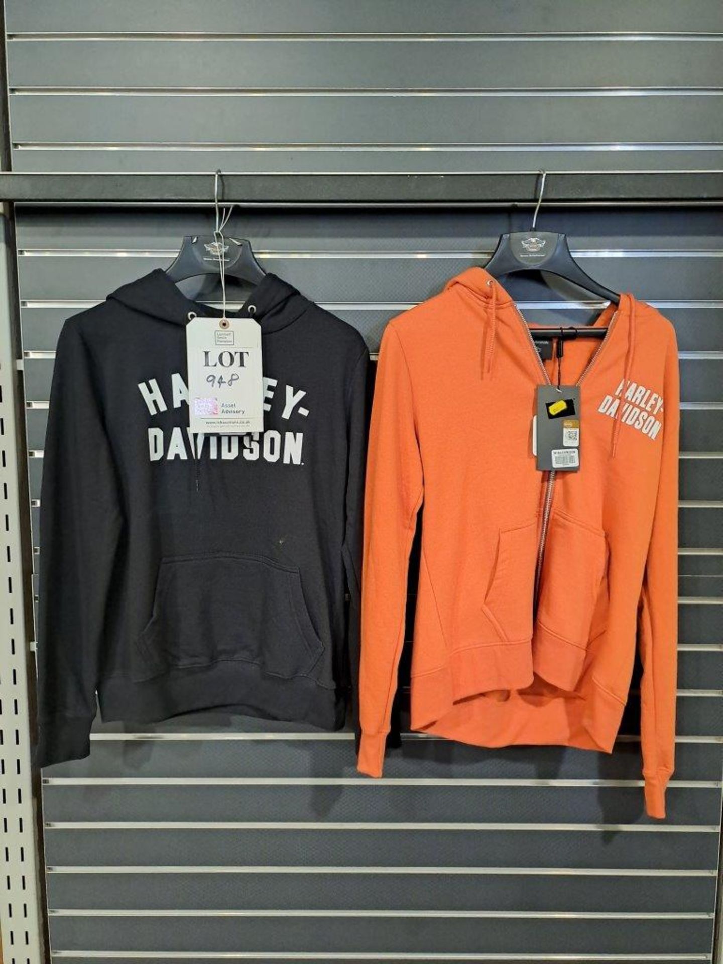 2 x Harley Davidson Medium Womens Hoodies