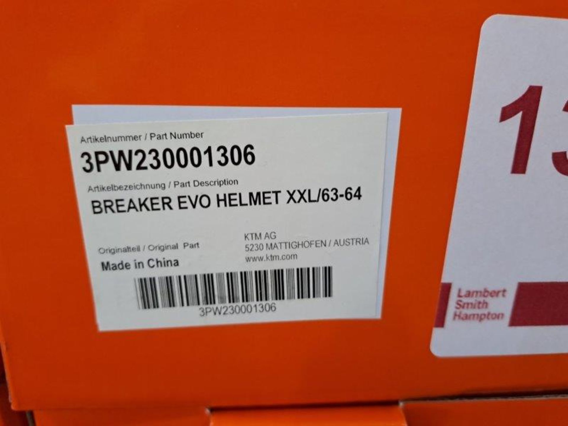 KTM Breaker Evo XXL-63-64 Motorbike Helmet - Image 3 of 6