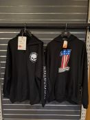 2 x Harley Davidson 3XL Mens Hoodies