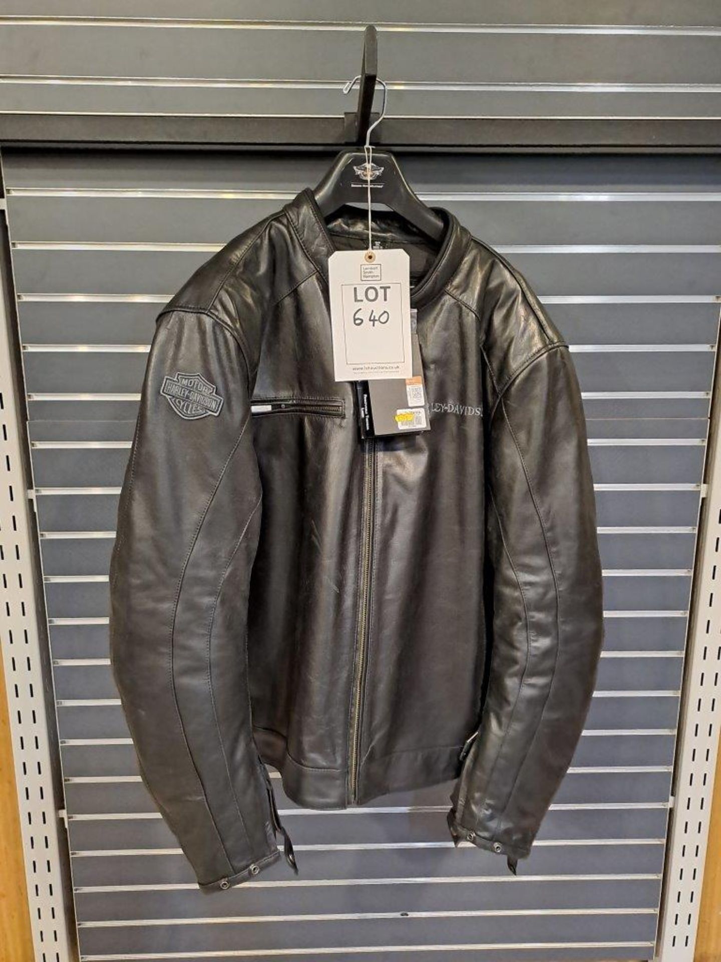 Harley Davidson Leather Reflective Skull 3XL Jacket - Image 4 of 8