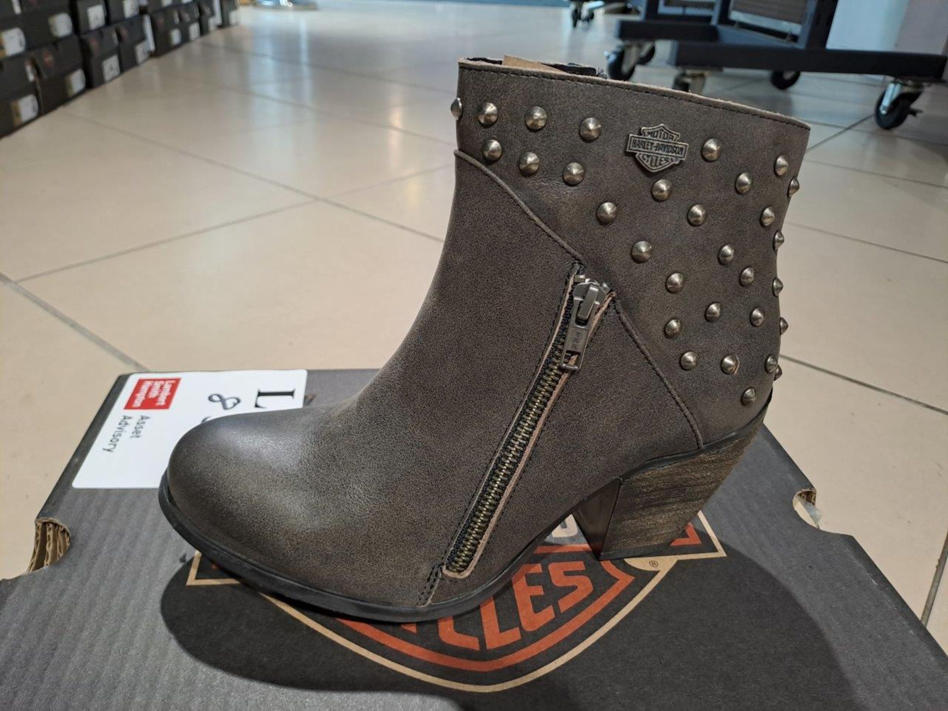 Harley Davidson Wexford Size 7 Womens Boots - Image 4 of 8