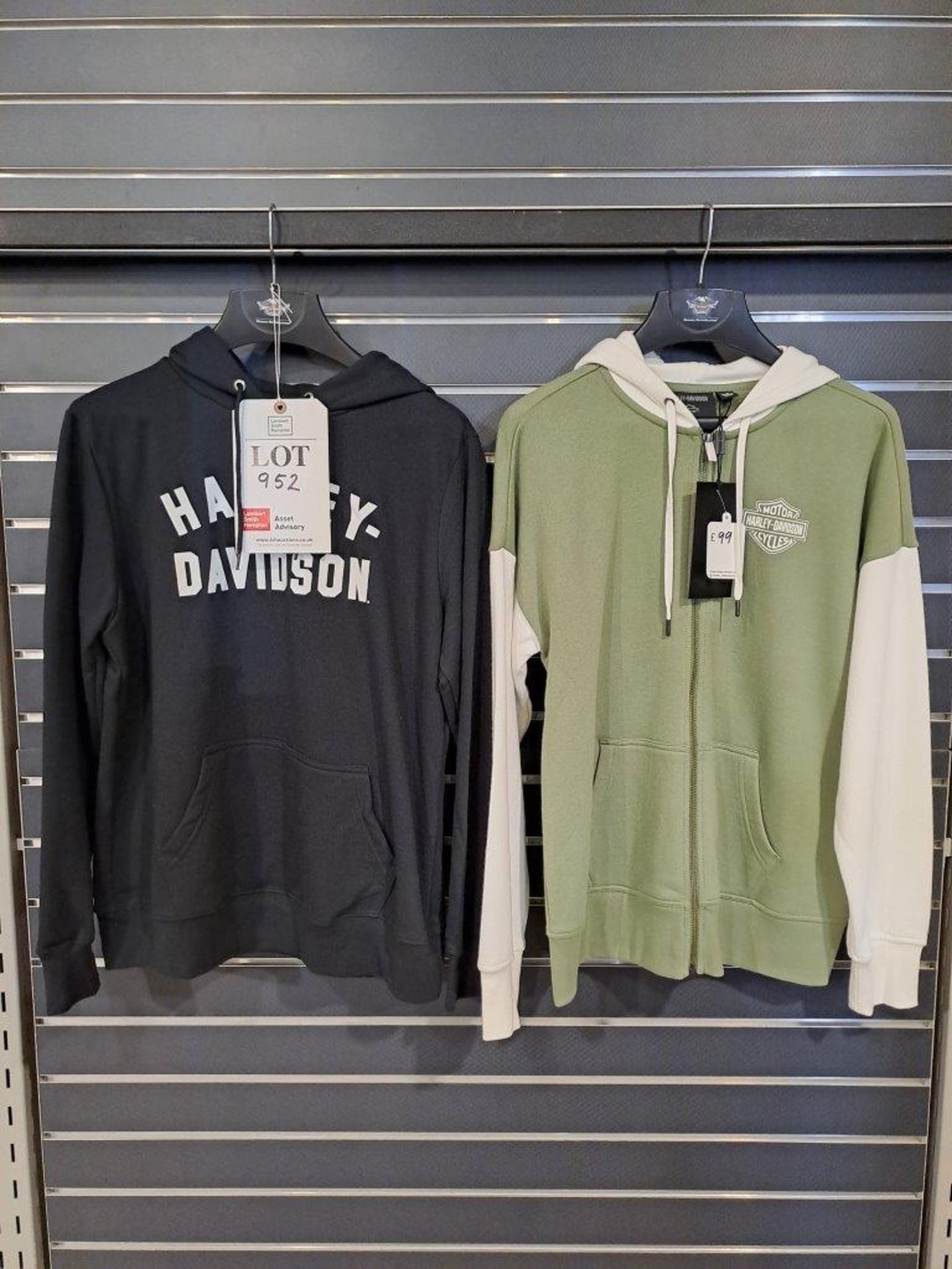 2 x Harley Davidson Large Womens Hoodies