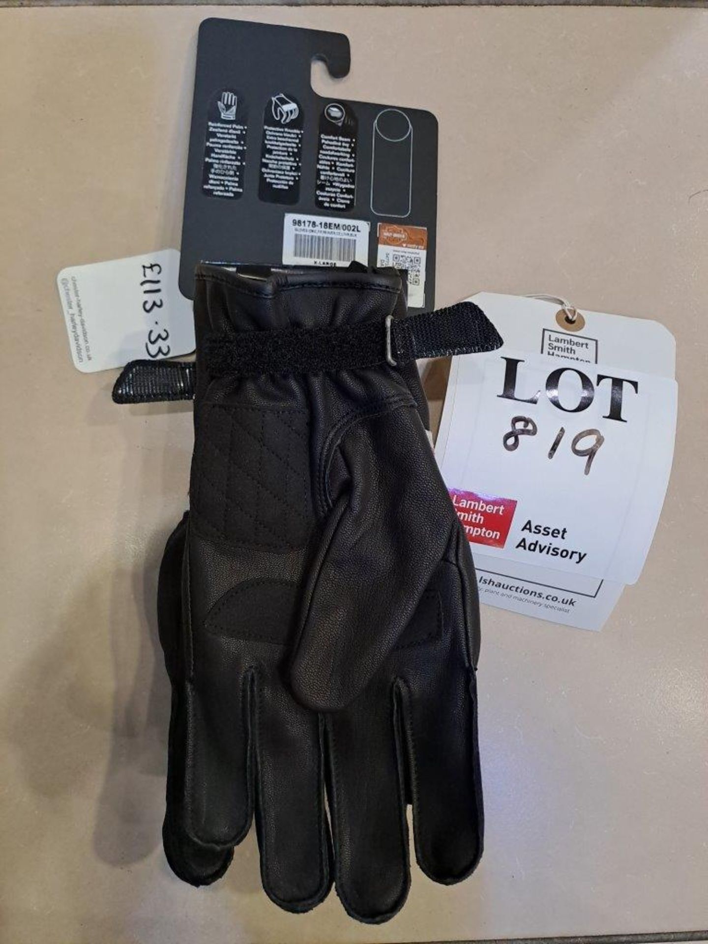 Harley Davidson Reaver XL Motorcycle Gloves - Image 2 of 5