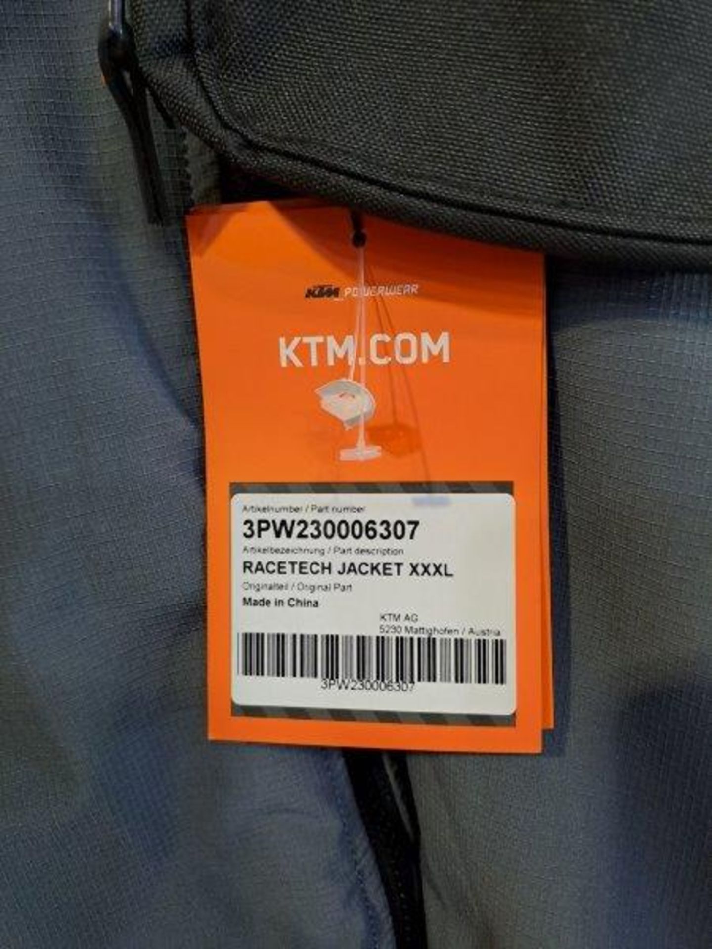 KTM Racetek 3XL Motorbike Jacket - Image 3 of 6