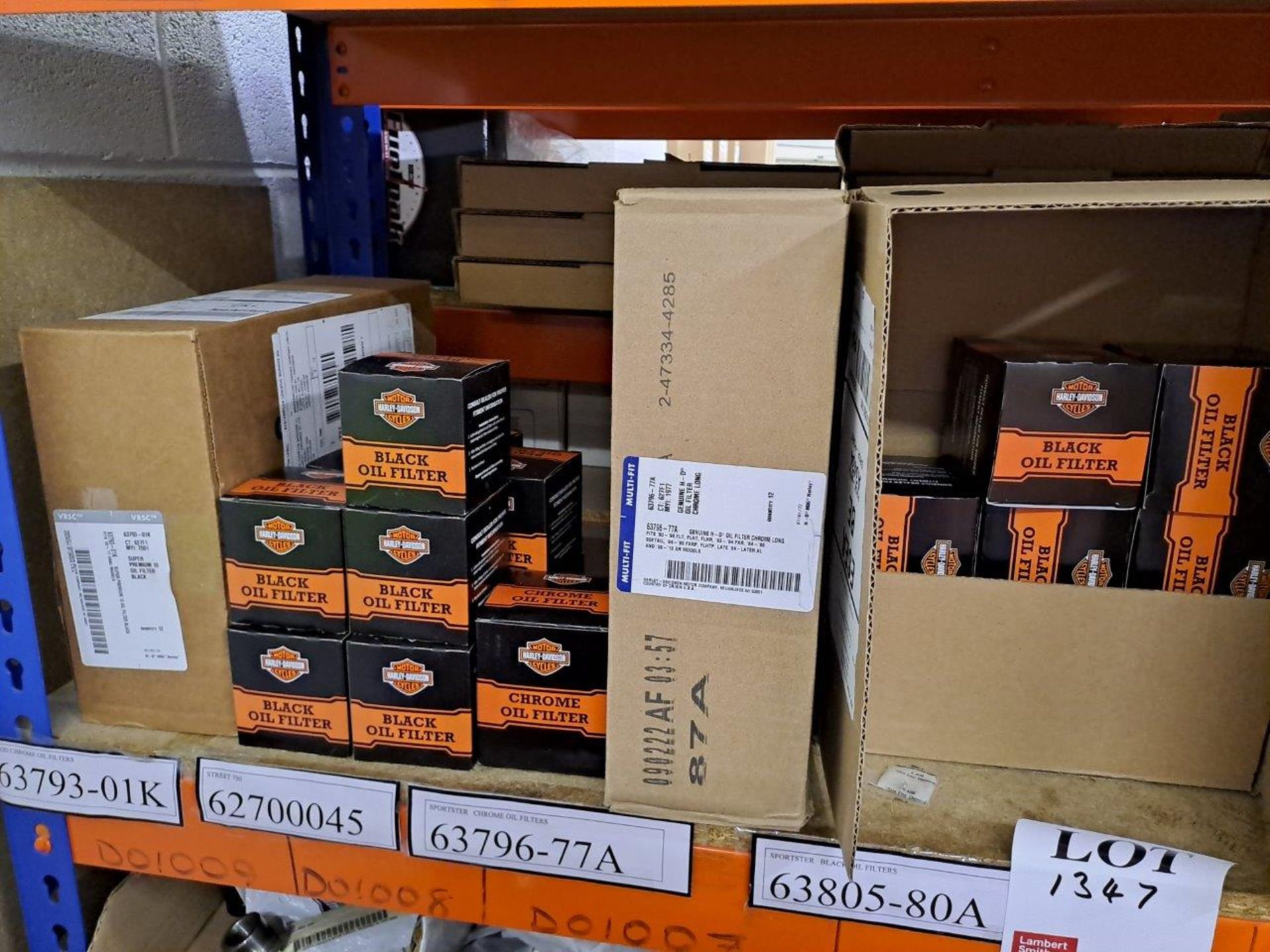 Quantity of Harley Davidson parts, to 2 shelves as pictured - Image 5 of 8