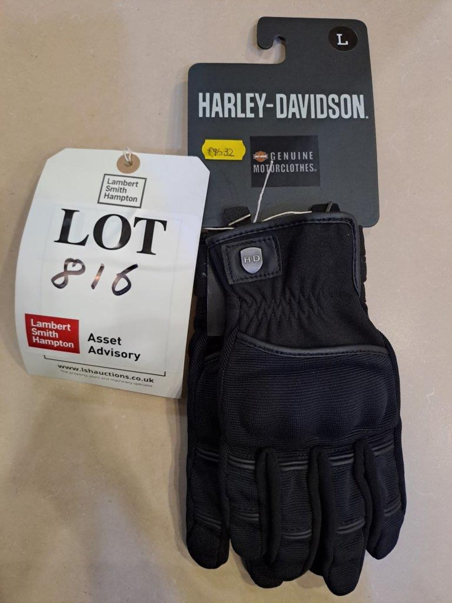 Harley Davidson Sarona Large Motorcycle Gloves