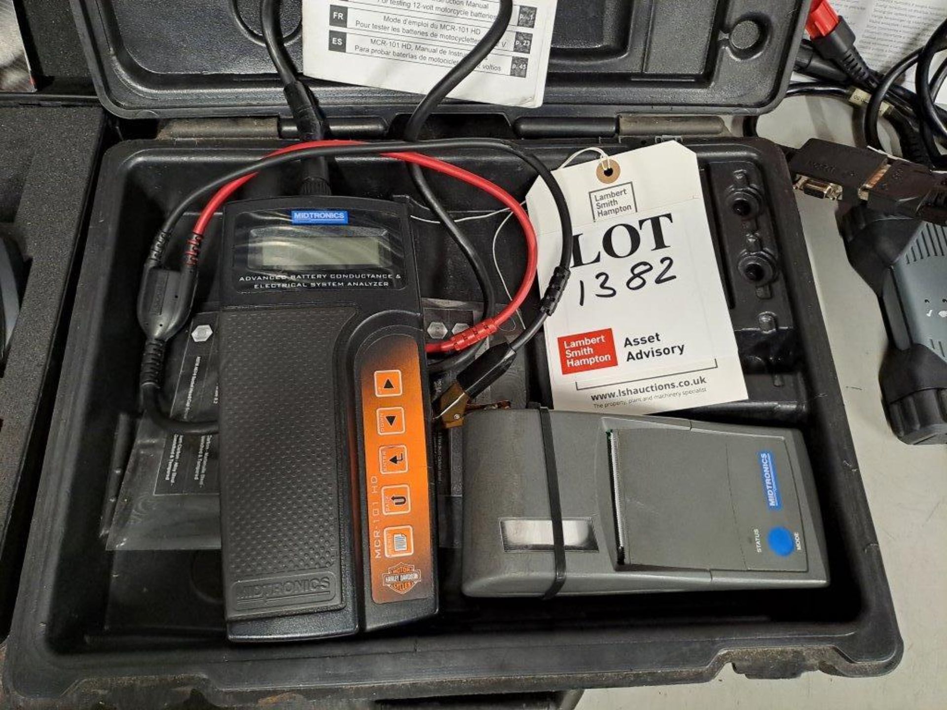 Harley Davidson Midtronic Advanced Battery Copnductance & Electrical Systems Analyser, With Printer - Image 2 of 4