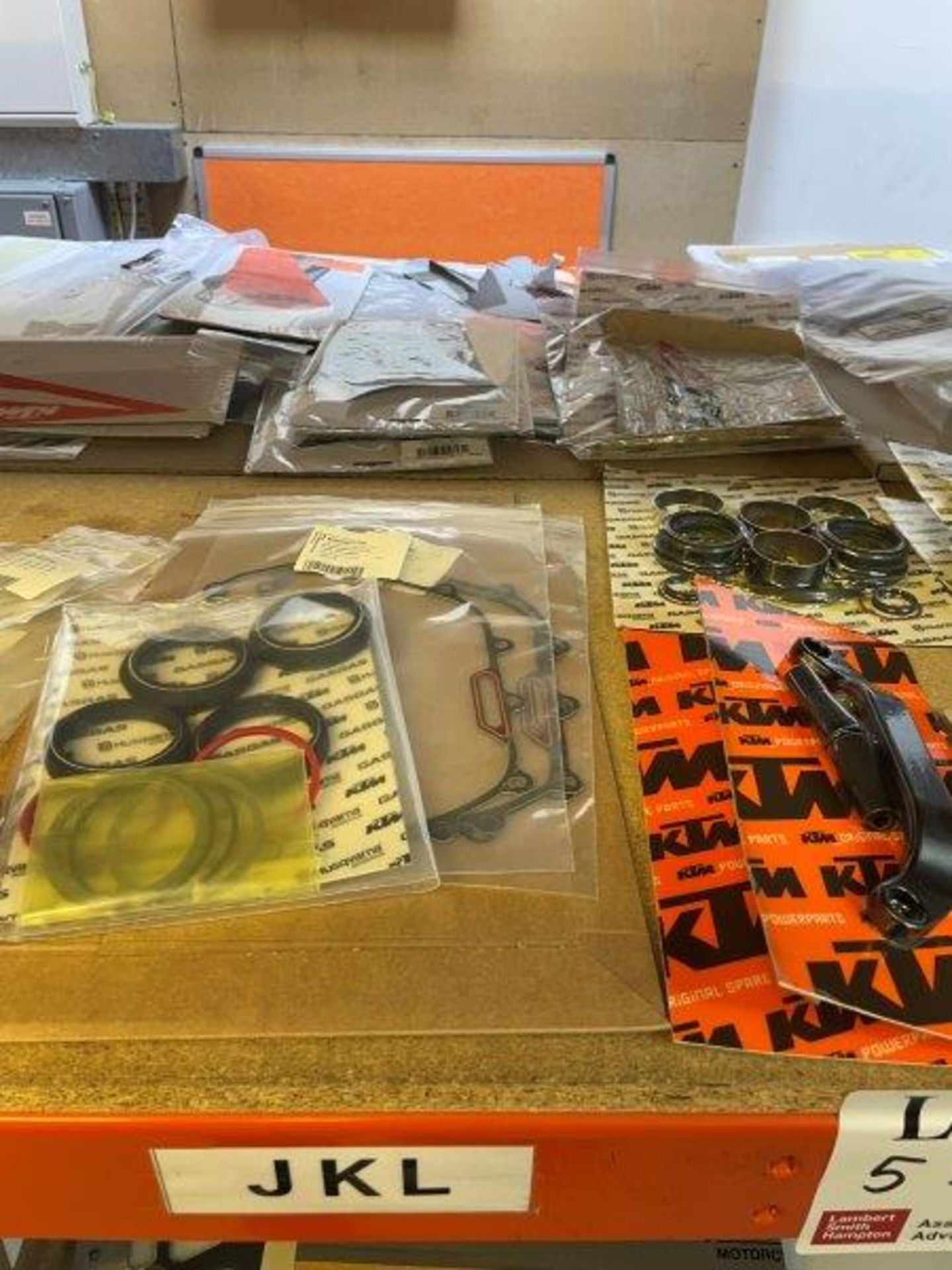 Contents of shelf of KTM and other Parts - Image 5 of 9