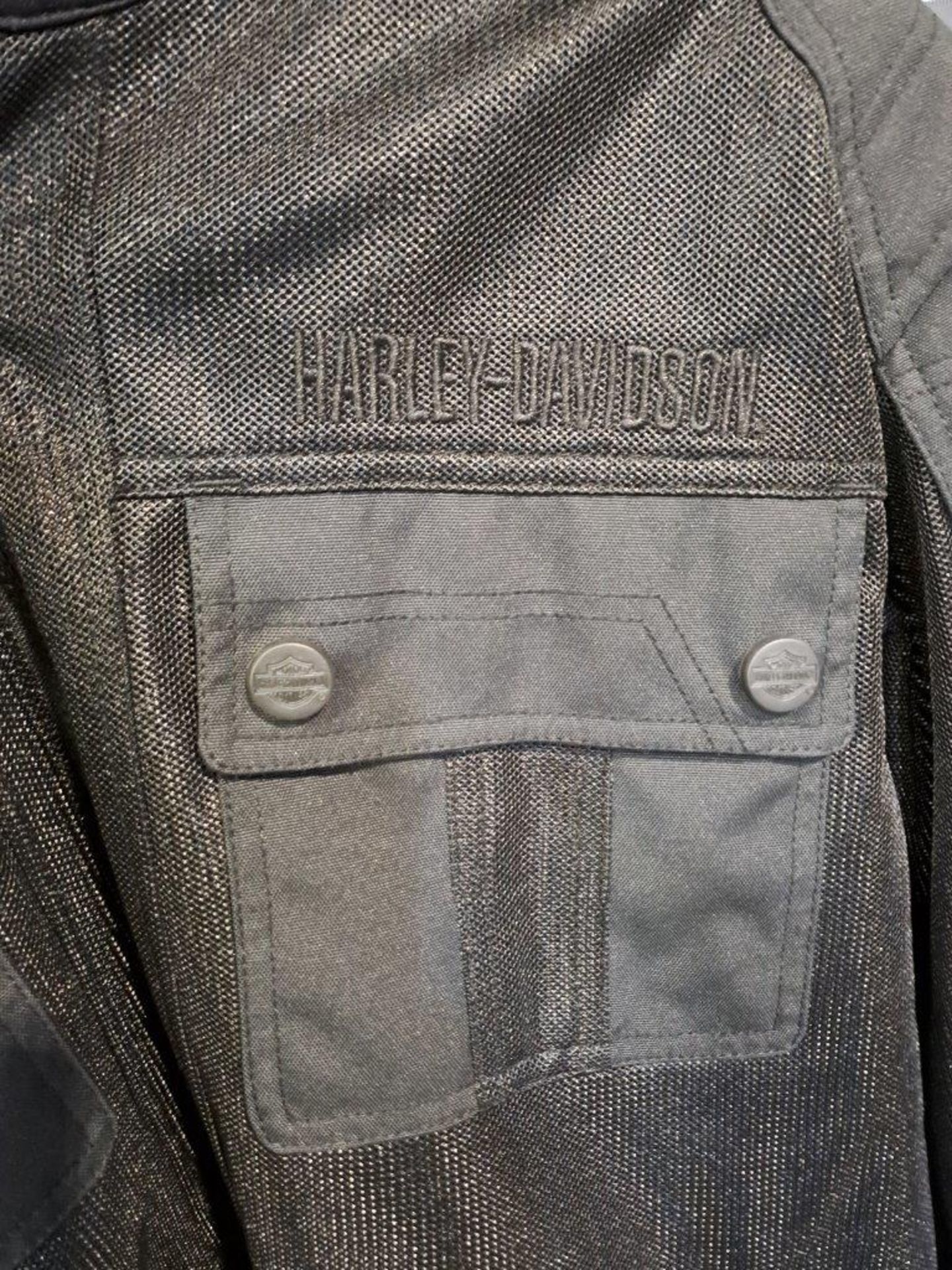 Harley Davidson Zephyr mixed media XL Mens Jacket - Image 3 of 10