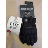 Harley Davidson Sarona Large Motorcycle Gloves