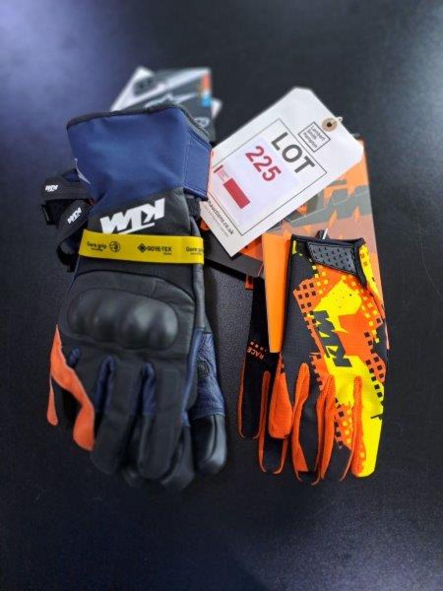 KTM Vast Goretex Glove and Gravity FX Glove Large Motorbike Gloves