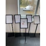5 x A4 Leaflet Display stands