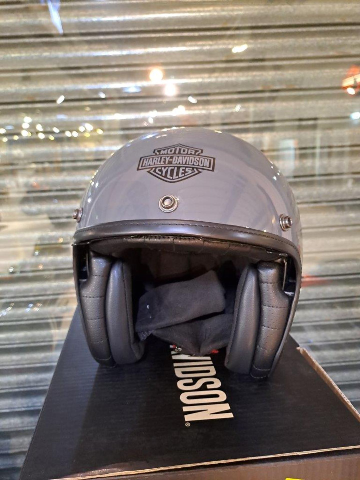 Harley Davidson 3/4 Acromatic Xsmall Helmet - Image 2 of 7