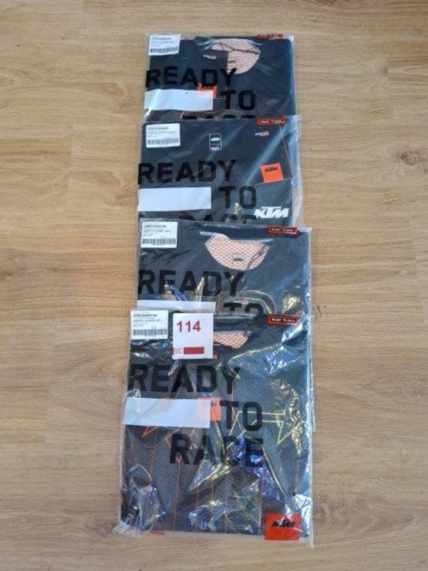 4 x KTM Shirts, Size Large