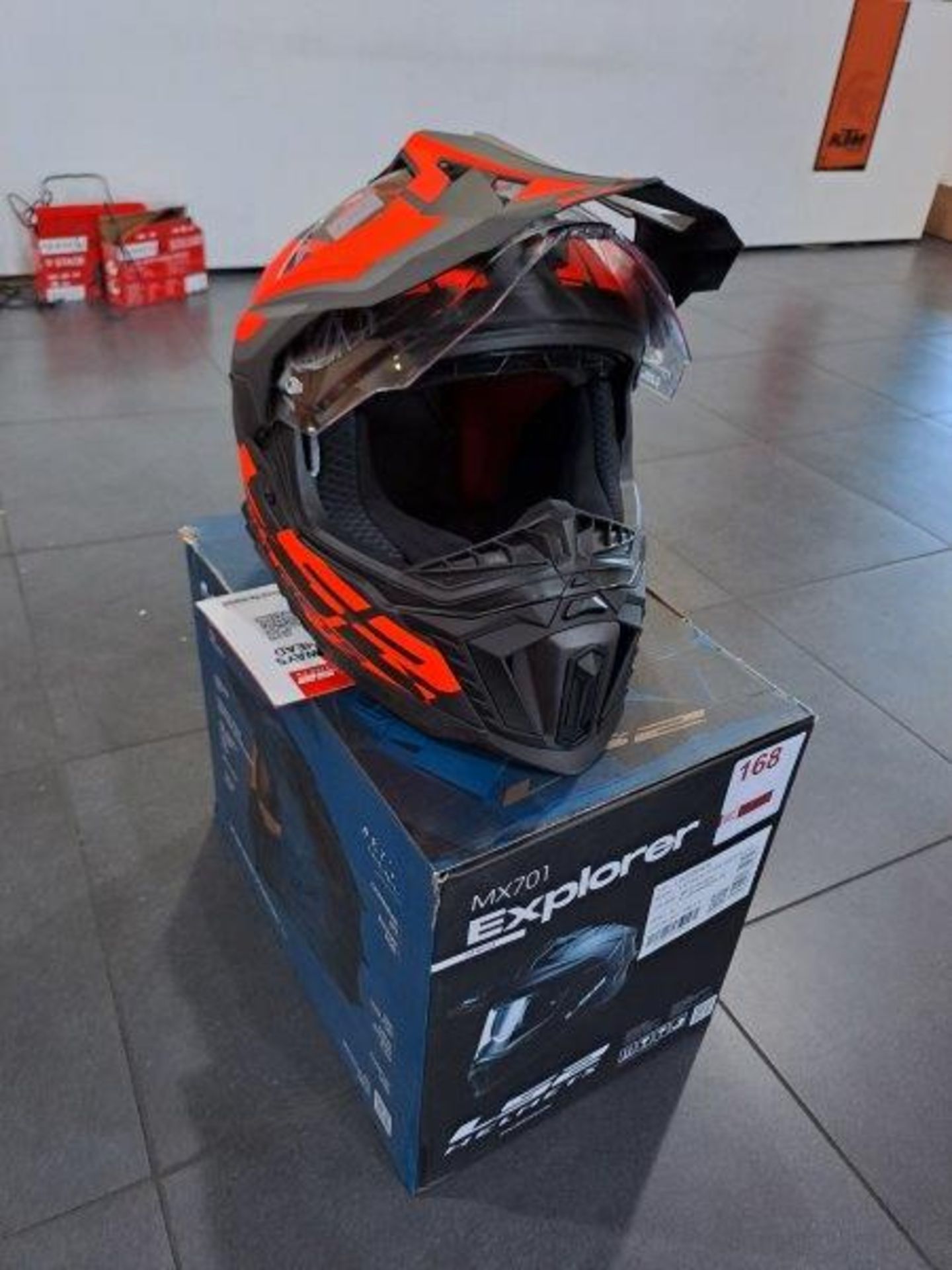 LS2 MX701 Explorer Large Motorbike Helmet