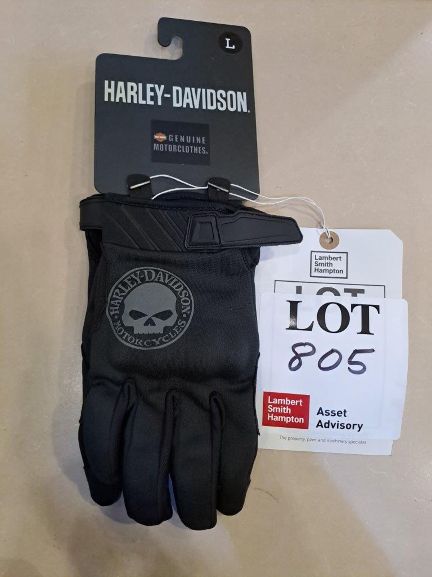 Harley Davidson Skull Large Motorcycle Gloves