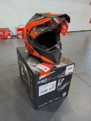 LS2 MX436 Pioneer Evo Adventurer Large Motorbike Helmet