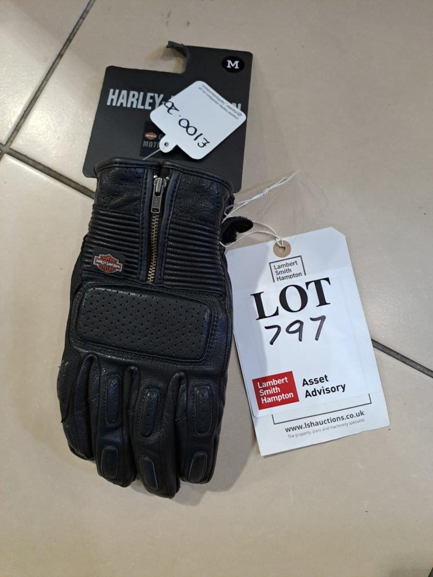 Harley Davidson Miller Medium Motorcycle Gloves