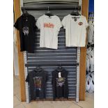 5 x Harley Davidson XL Womens T-Shirts