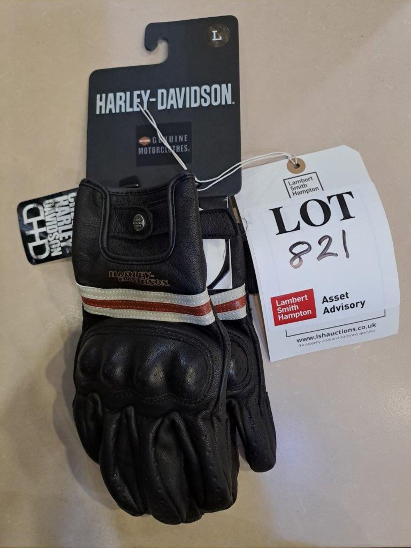 Harley Davidson Reaver Large Motorcycle Gloves