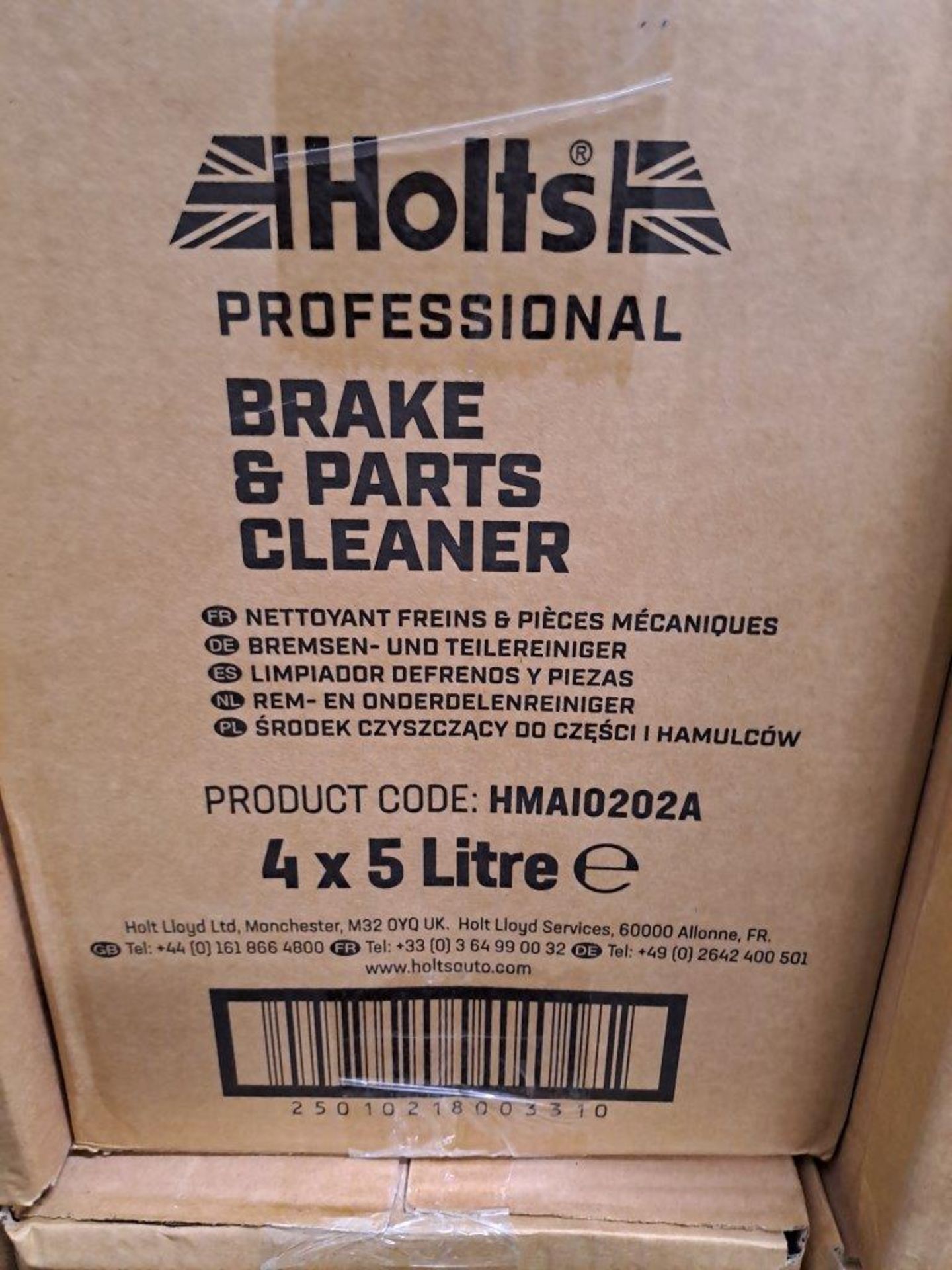 Holts 8 x 5 Litre Brake and Parts Cleaner - Image 2 of 4