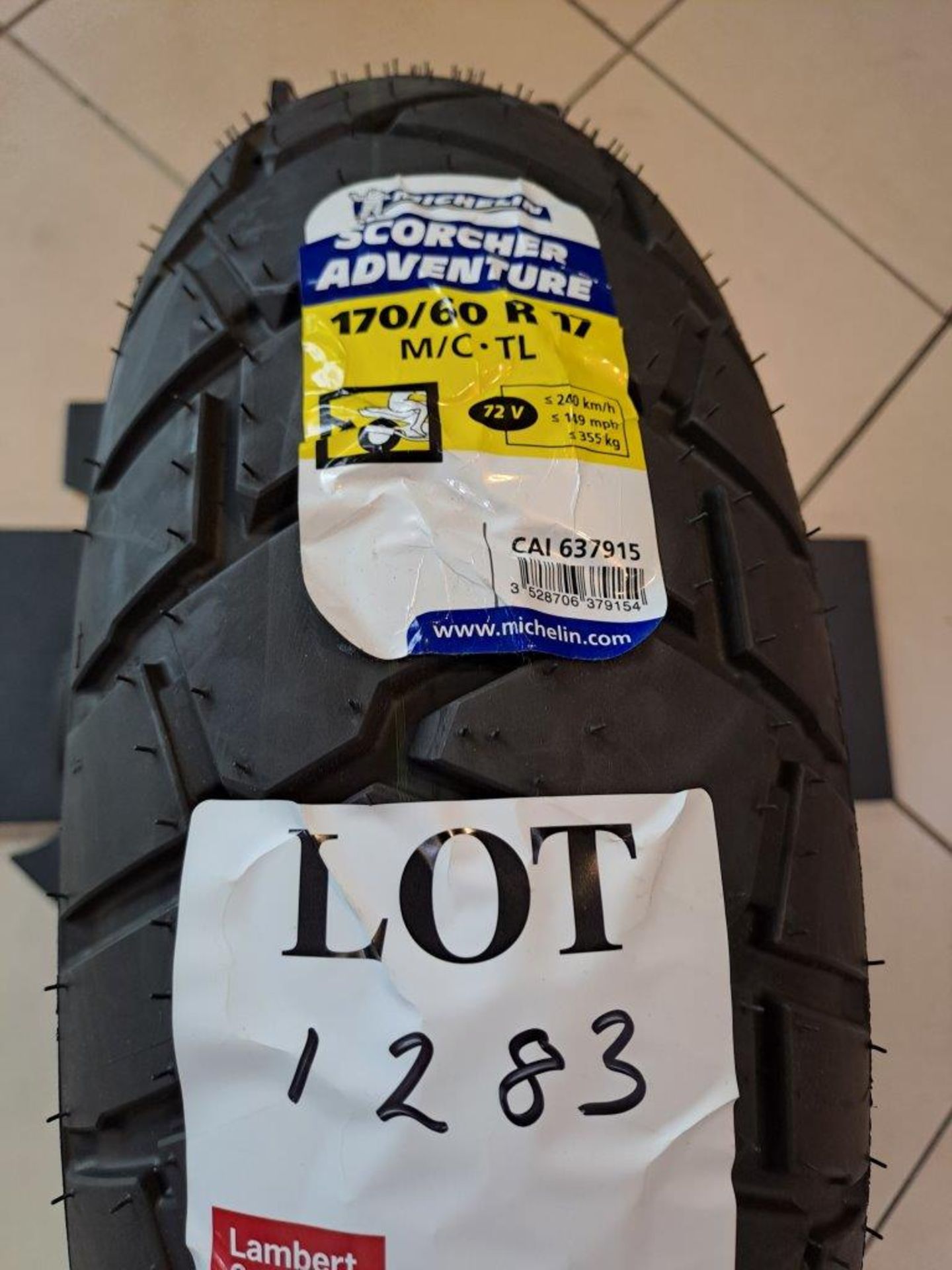 Michelin Scorcher Adventure 170/60-R17 Tyre - Image 2 of 5