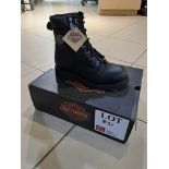 Harley Davidson Landry 6" Lace Size 8 Mens Boots