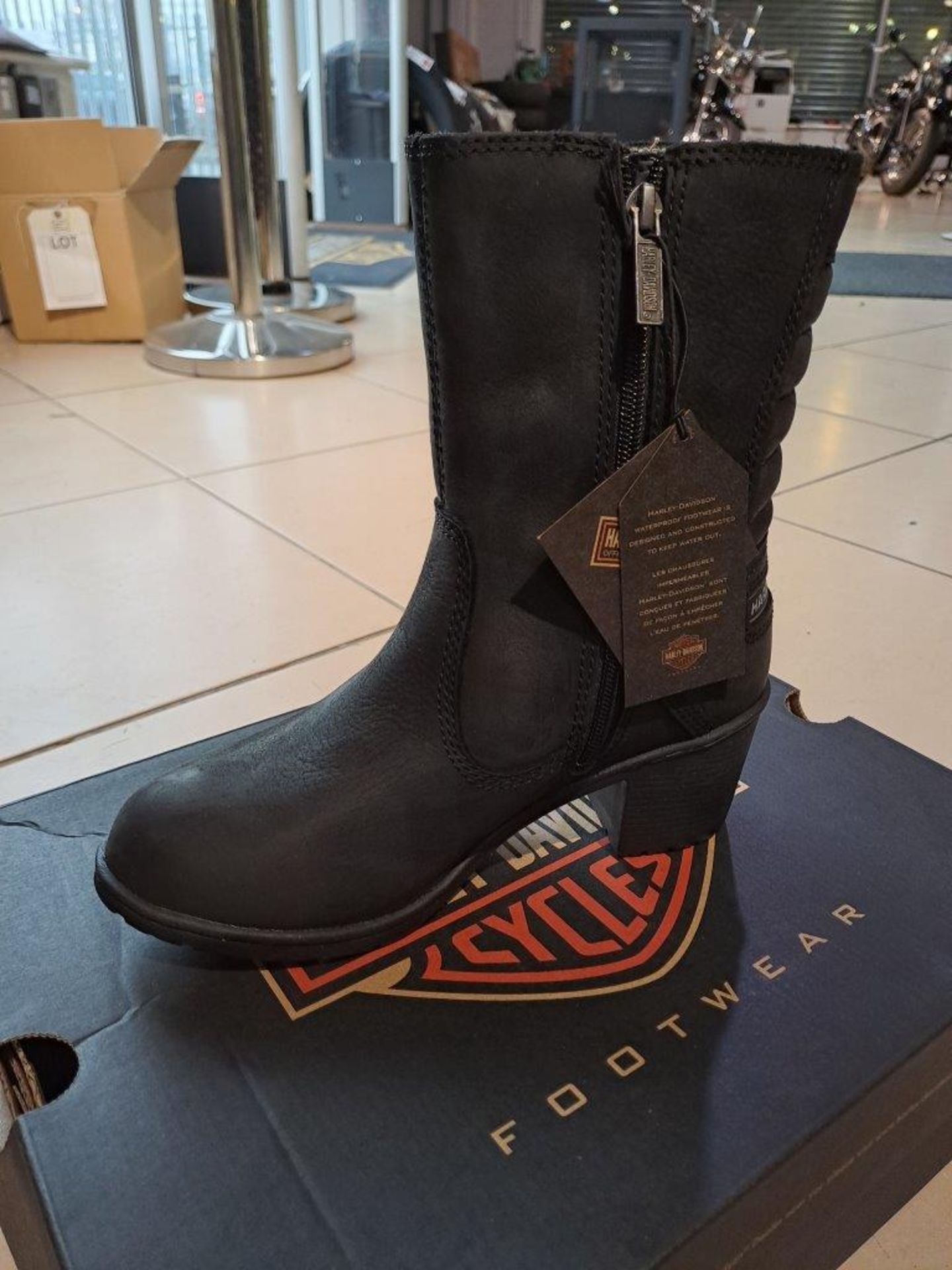 Harley Davidson FXRG-6 Size 6 Womens Boots - Image 3 of 10