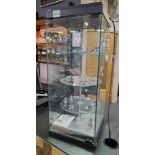 Motorised Display case with 20 x Harley Davidons Collectable Bells