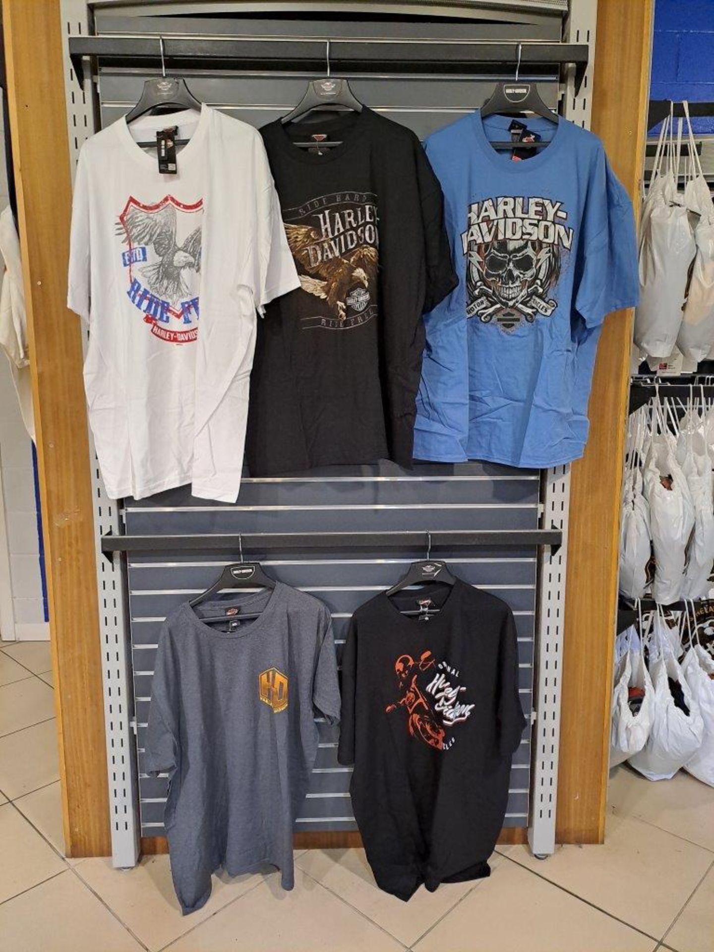 5 x Harley Davidson 3XL Mens T-Shirts