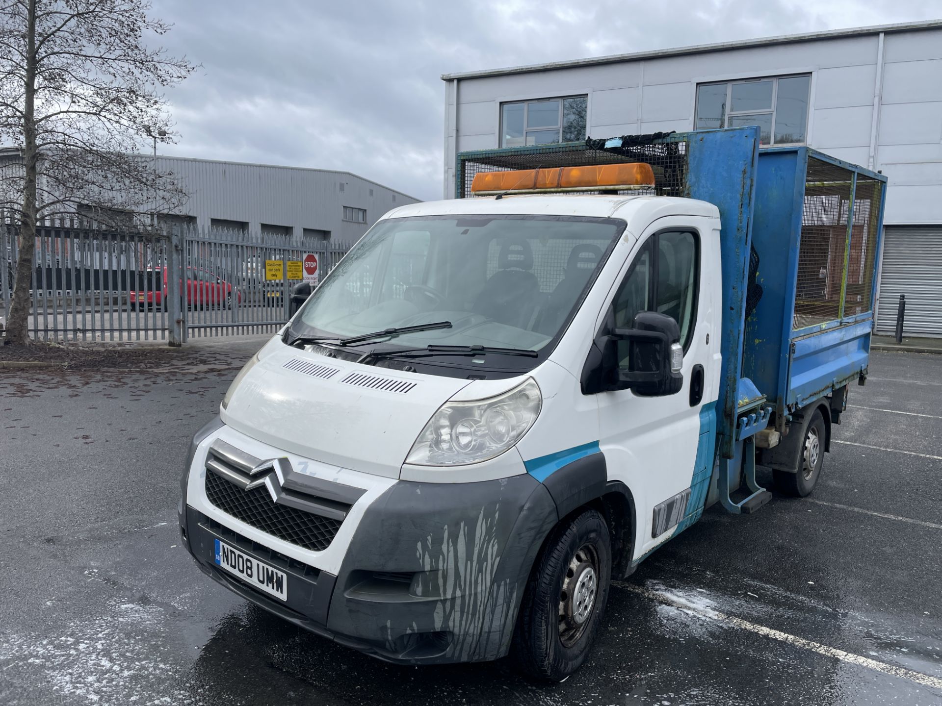 Citroen Relay Caged Tipper with rare Wheelie Bin Lift (39568)