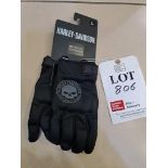 Harley Davidson Skull Large Motorcycle Gloves