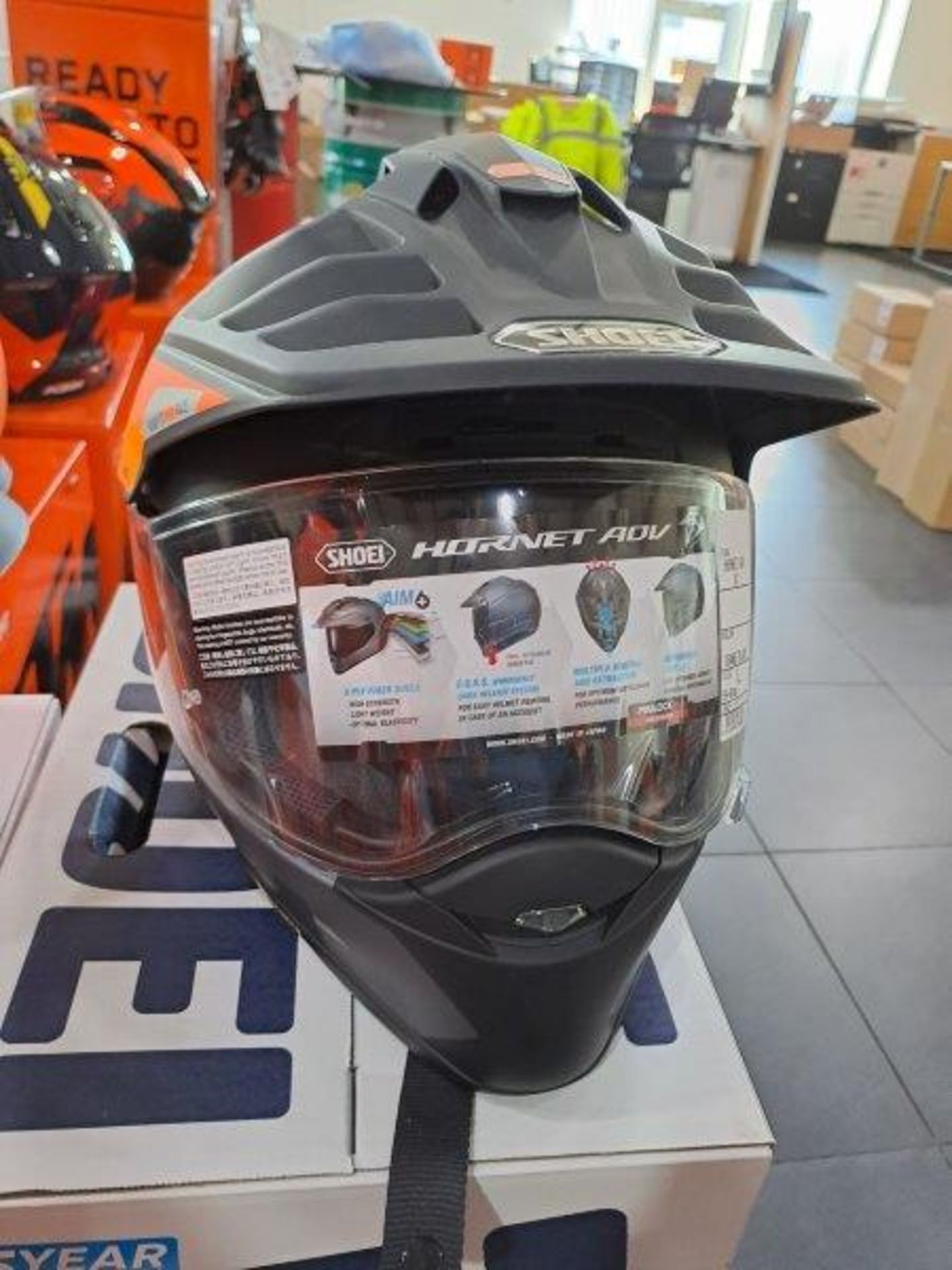 Shoei KTM Hornet ADV v2 XL-61-62 Motorbike Helmet - Image 2 of 7