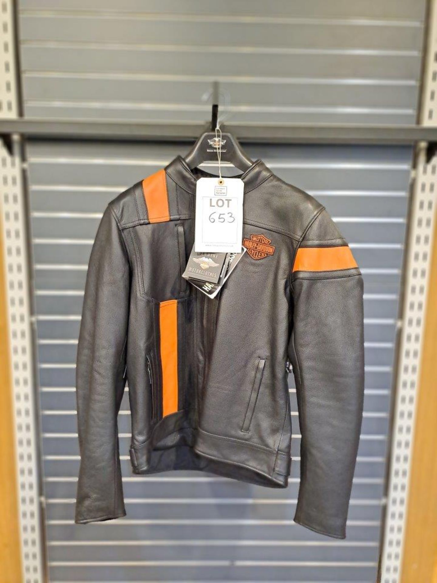 Harley Davidson HWY100 Leather Medium Mens Jacket - Image 2 of 9