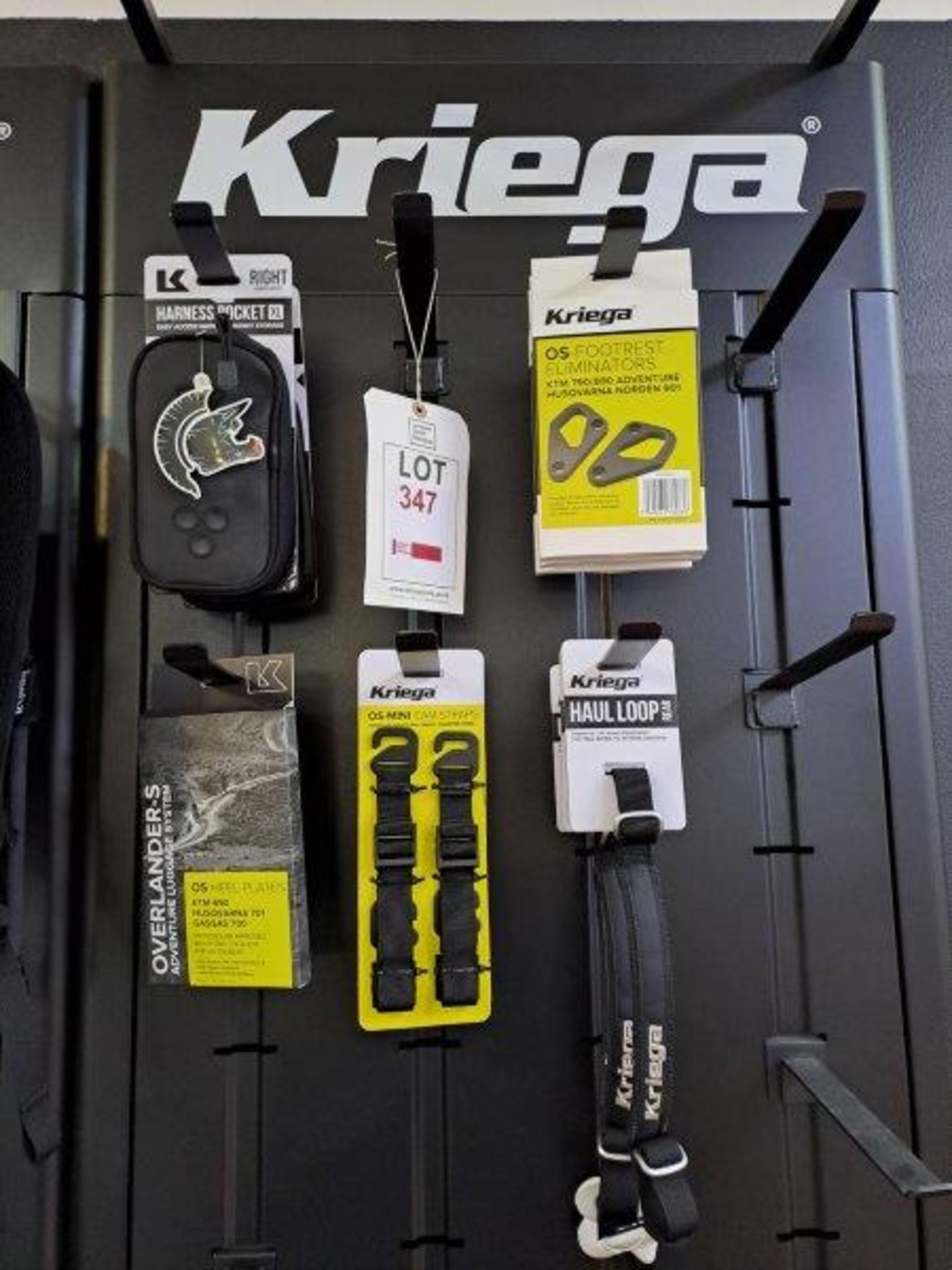 Remaining contents of Kriega Display