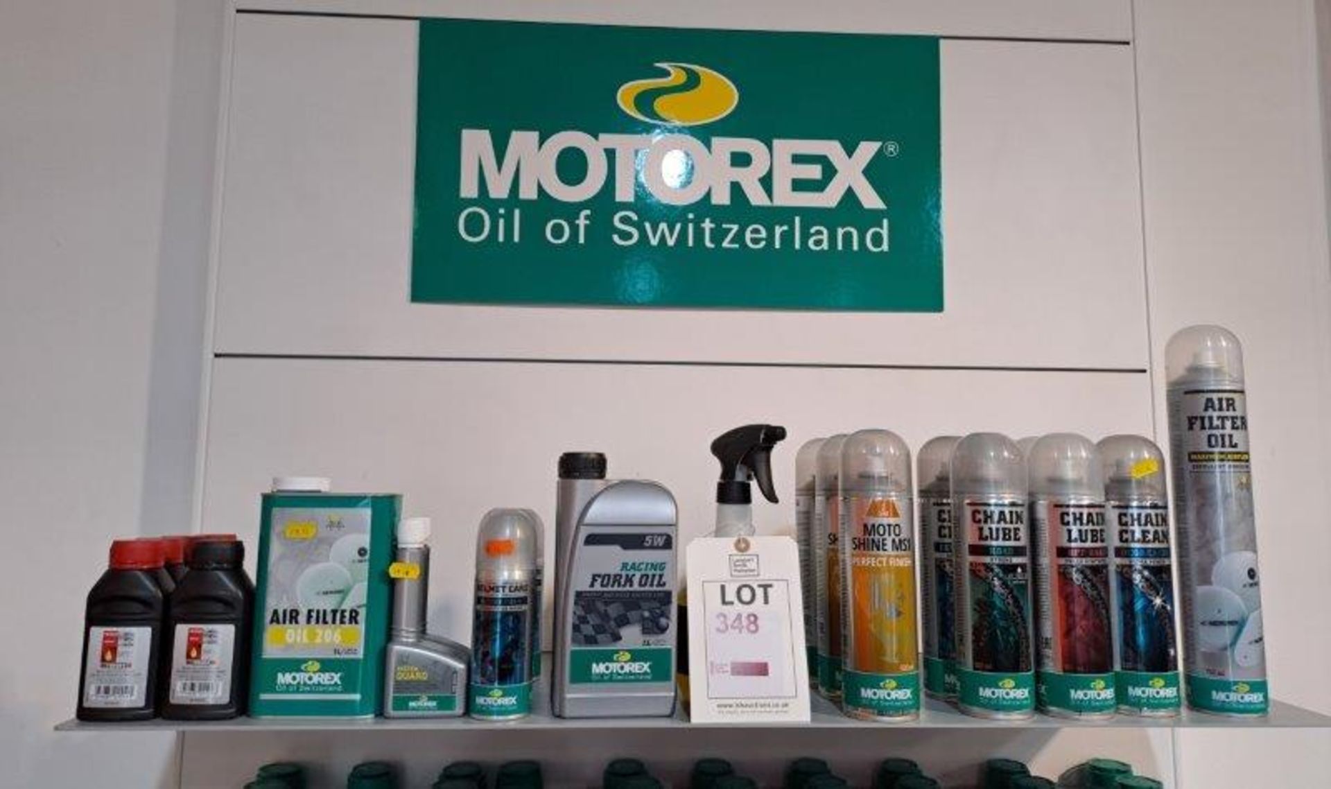 Various Lubricants and Cleaning Products, as photographed
