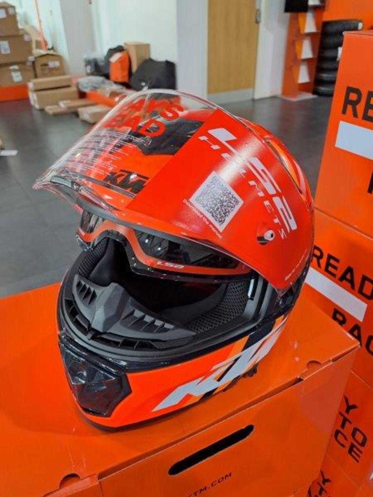 KTM Speed Breaker Evo L-59-60 Motorbike Helmet - Image 2 of 6