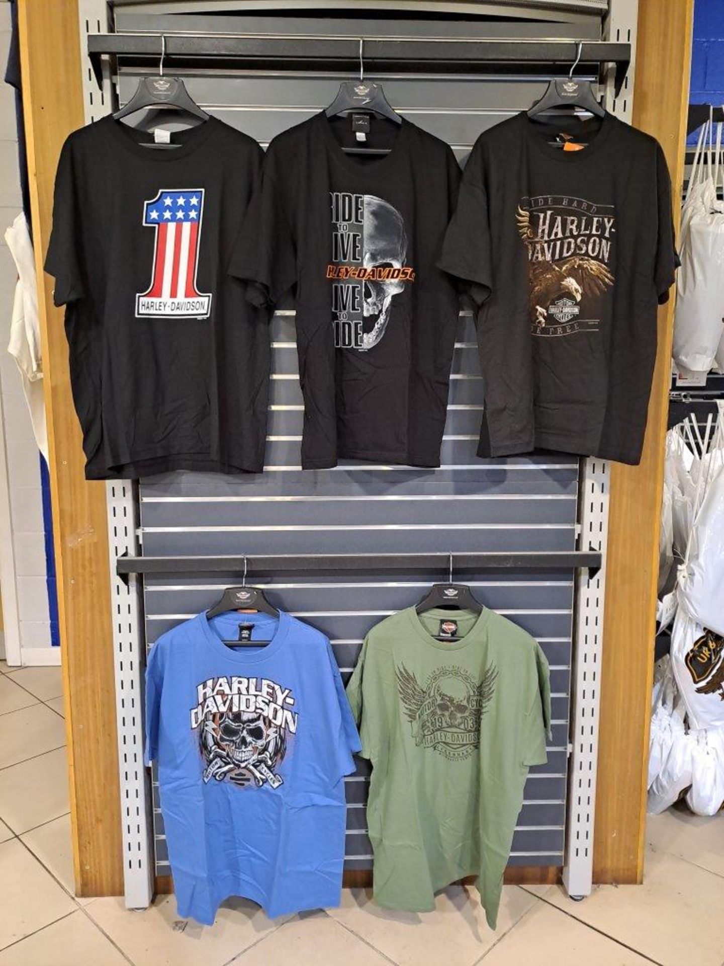 5 x Harley Davidson XL Mens T-Shirts