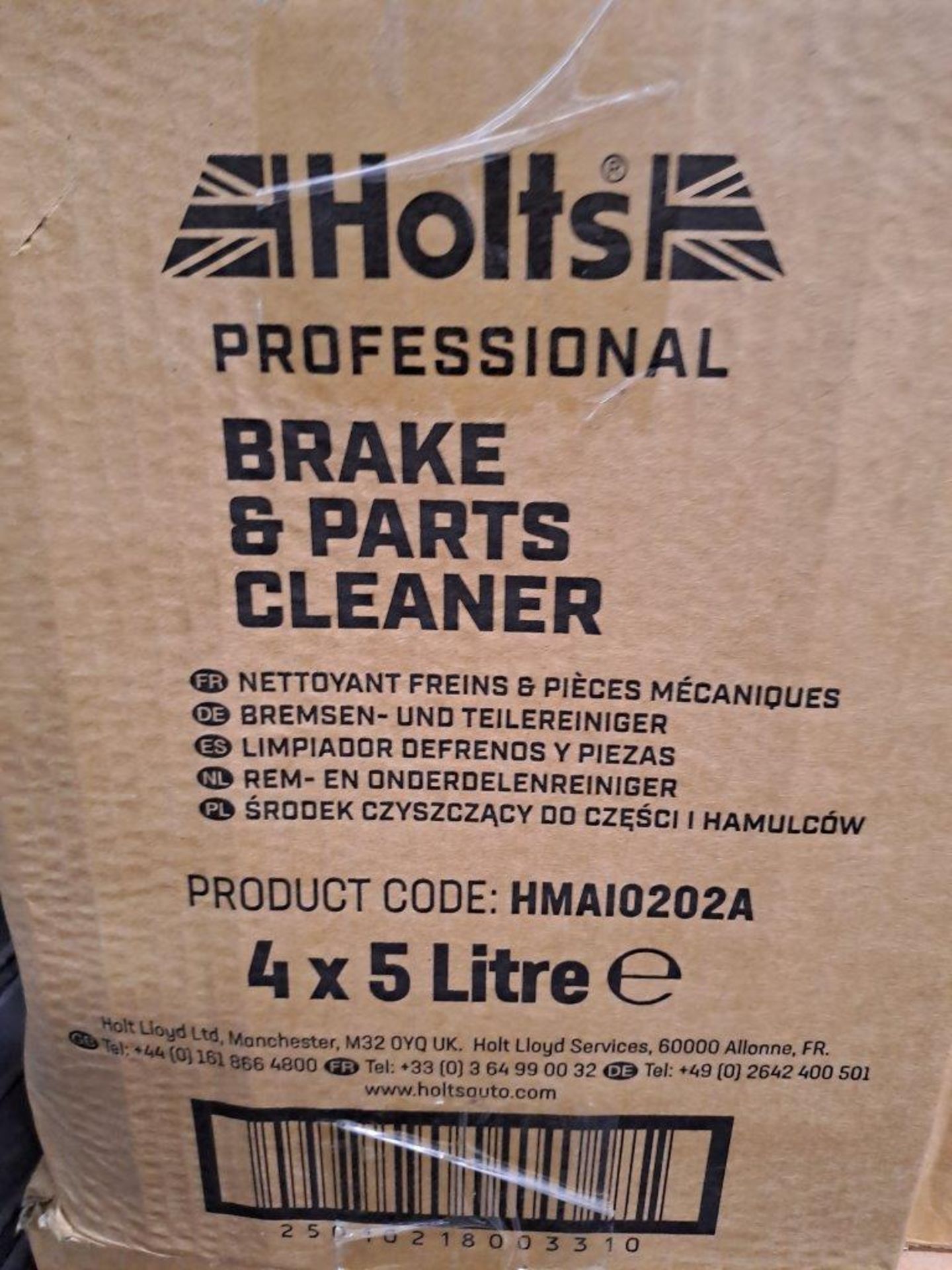 Holts 8 x 5 Litre Brake and Parts Cleaner - Image 2 of 5