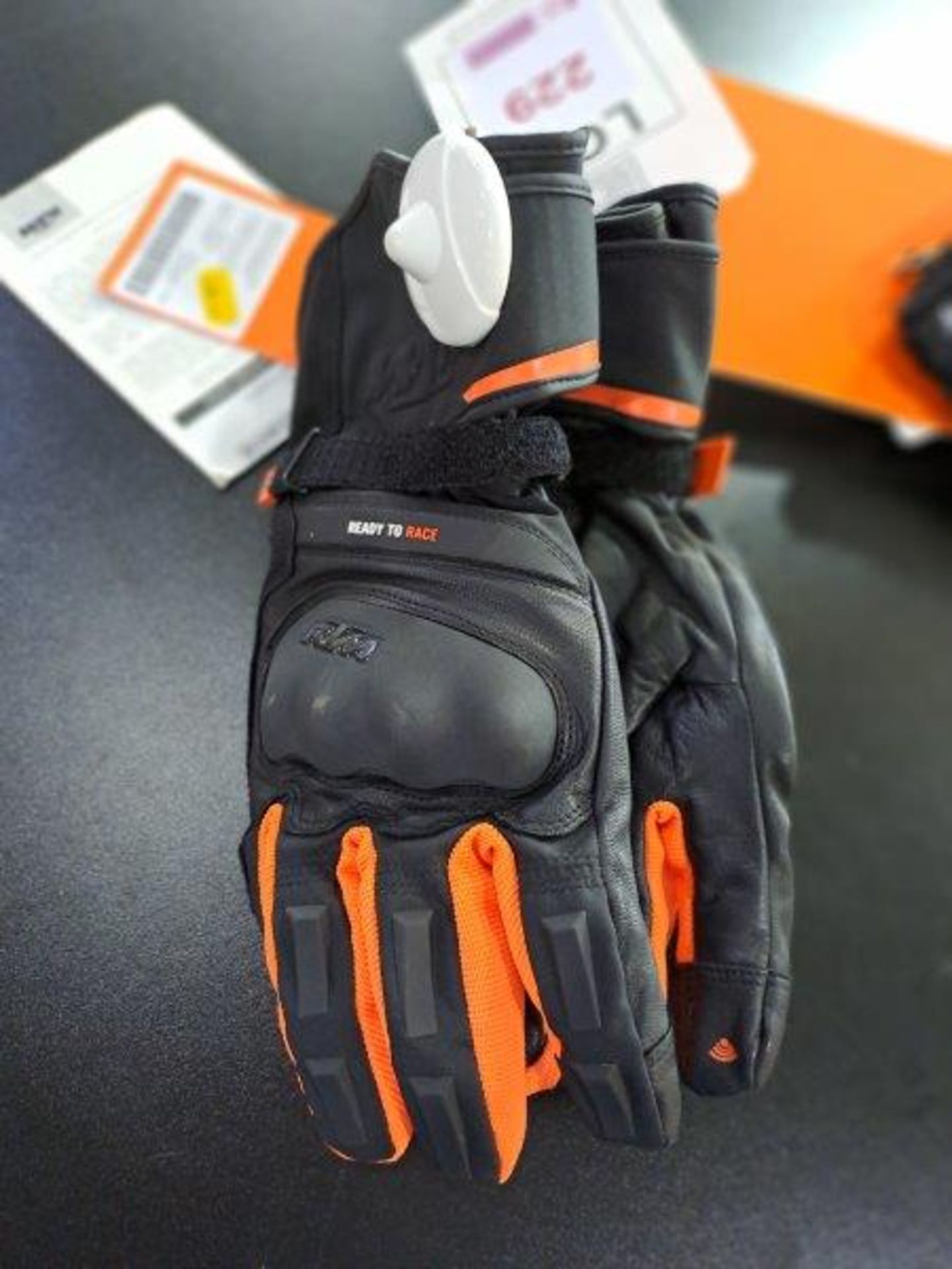 KTM Ultra WP Glove and Racetech Glove WP XL Motorbike Gloves - Image 3 of 6