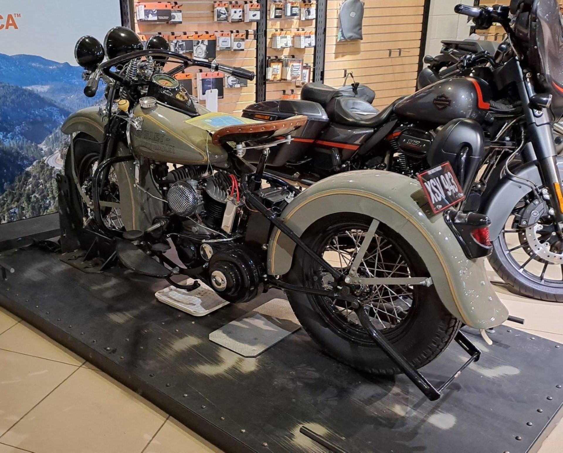 Harley Davidson WLA 750 Restored Vintage Motorbike (1942) - Image 8 of 23